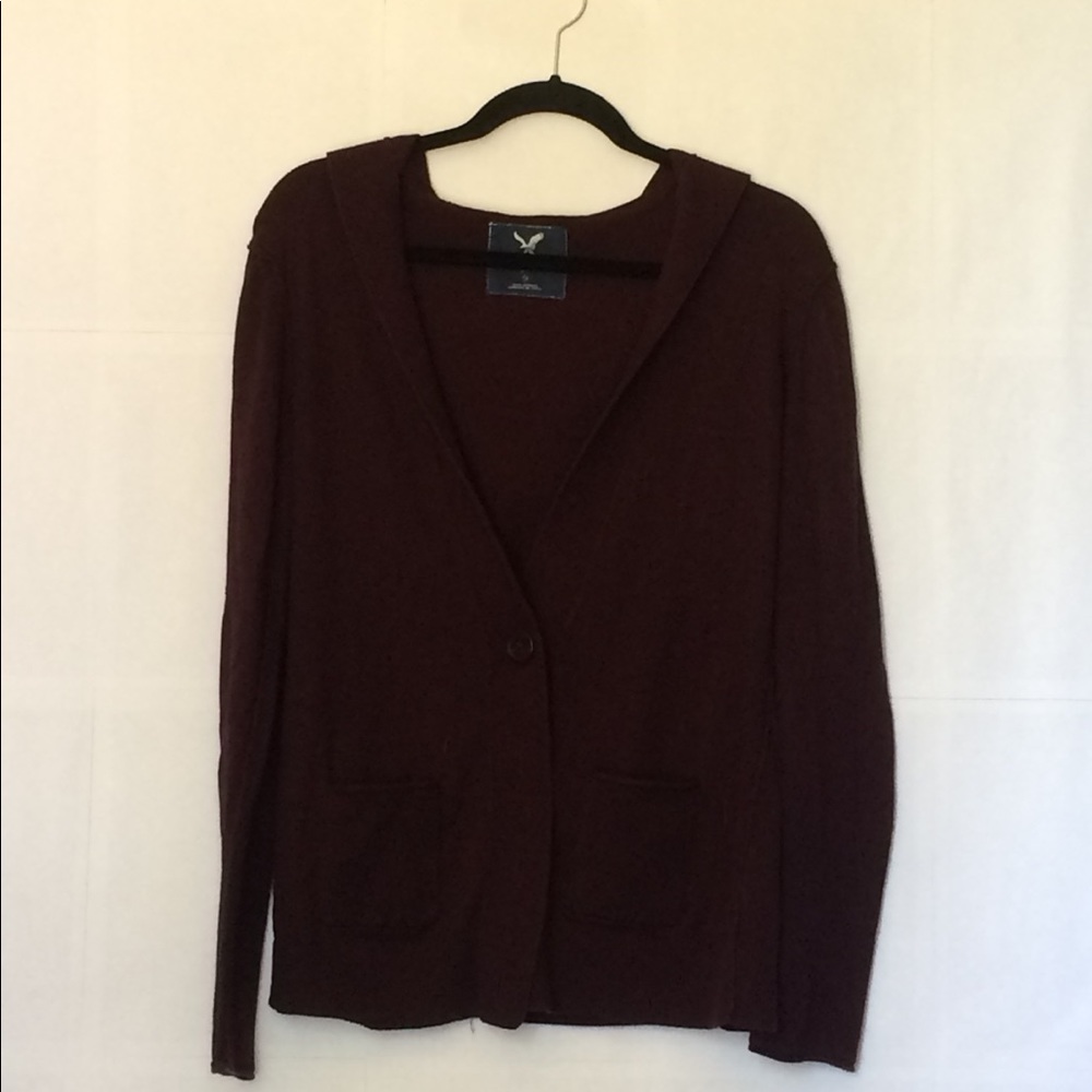 “American Eagle” Burgundy Sweater